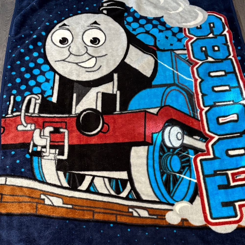 Thomas the Tank Engine Fleece Blanket 78” x 57”